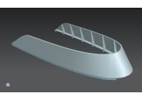 Exhaust cover geometry