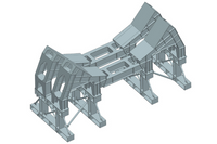 Transient ship impact FWD Cradle