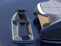 hidden hydraulic platform and jet ski